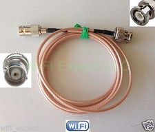 BNC Male to BNC Female NO BULKHEAD RG316 RF Coax Cable Adapter NEW 1-20' from US picture