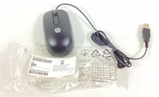 Genuine HP USB Optical Mouse 672652-001 Black Wired - 2 Button Scroll picture