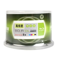 50 Pack 50GB Bluray Blank Disc Dual Layer BD-R 260min 8X Recordable Printable picture