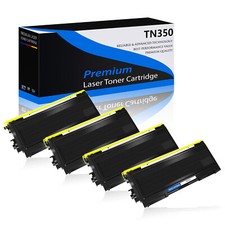 4PK Black TN350 Toner Cartridge for Brother Intellifax 2820 2850 2910 2920 picture
