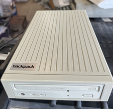 MicroSolutions Backpack CD ReWriter Portable External Drive 164550 UNTESTED picture