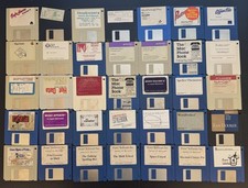 Floppy  Disc Lot Of 35 Apple Macintosh Games, Programs,  Education, Other Discs picture