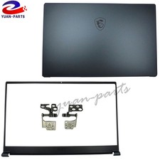 New MSI PS63 MS-16S1 PS63 8RD 8SC 8M 8MO Lcd Back Cover Bezel Hinges 15.6