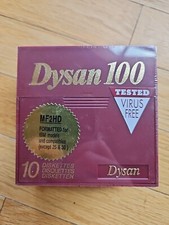 Dysan 100 10 Peice MF2HD NOS Sealed picture