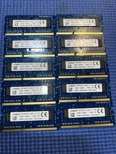 Lot Of 10) Kingston 4GB 1Rx8 PC3L-12800S DDR3 SODIMM Laptop Memory 9995417-156.A picture