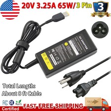 65W AC Adapter Charger for Lenovo ThinkPad X1 Carbon (2nd 3rd 4th Gen ONLY) picture