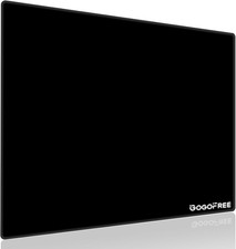 XVX Glass Mousepad Gaming, Black Hard Mouse Pads for Esports, Large Mouse Mat 16 picture