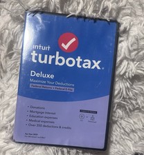 TurboTax DELUXE 2021 Federal+Efile Only NO State Windows /Mac NEW Sealed USA picture