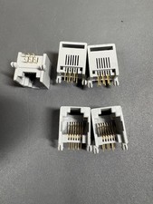 50x RJ12 6P6C Right Angle PCB Jack Through Hole Gold Pins picture