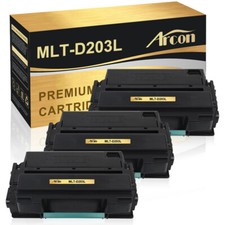 3pk MLTD203L Toner Cartridge For Samsung 203L Pro Xpress M3870FW M4020ND M3370FD picture