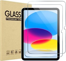 2X For Apple iPad 10th Gen 2022 10.9 inch HD Premium Tempered Screen Protector picture