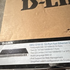 D-Link DES-1210-52 52-Port Rack Mountable Gigabit Fast Ethernet Switch Managed picture