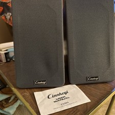 cinnkeyi 50W Wooden Bookshelf Speakers, Passive 2.0 Computer Speakers,PC Speaker picture