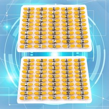 100 PCS ST Fiber Optical Coupler Adapter Simplex Singlemode Female Connectors picture