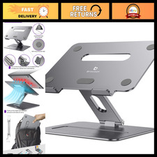 Adjustable Aluminum Laptop Stand for Desk - Fits 10-17.3'' MacBook Air/Pro picture