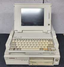 Compaq LTE lite 4/25c Vintage Laptop W/ Series 2815 Docking Station - Parts Only picture