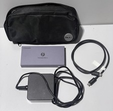 QGeeM Mini Docking Station 6-in-1 Thunderbolt 4 T4803 Power Supply Pouch Cable picture