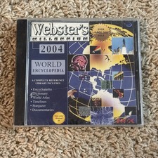 Webster’s Millennium 2004 World Encyclopedia PC Software (Brand New, Sealed) picture