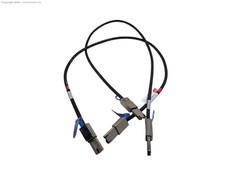2x Molex 407344-002 1M External Mini SAS to Mini SAS Cable picture