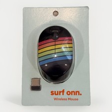 Surf Onn Rainbow Wireless Mouse USB Receiver 5 Button New Sealed picture