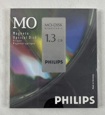 Philips 1.3gb Rewritable Magneto Optical Disc, MO-Disk, 5.25