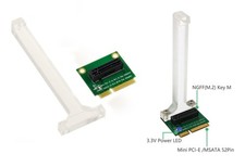 M2 NGFF M Key To MiniPCIe Or M.2 NGFF B Key To MSATA Adapter picture