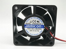 1 Pcs For JAMICON JF0625B2HR-R 60*60*25mm 6025 24V 0.17A 2 wire inverter fan picture