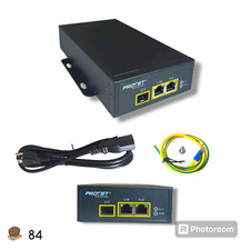 PROCET PT-PSE107GRO-S Single Port PoE 60W Injector Switch w/4KV Surge Protection picture