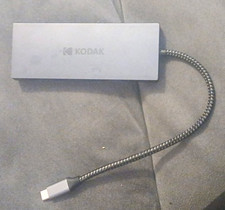 Kodak 5-in-1 USB-C Hub Multiport Adapter, Portable Type-C Hub, Gray picture