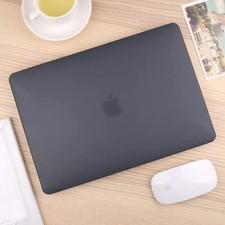 Soft-Touch Hard Case for 2018 MacBook Air 13 A1932, Frost Matte Black picture