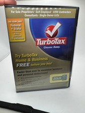 Turbo Tax 2007 Federal + State Full Edition CD Home & Business NEW picture
