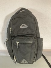 High Sierra Black 17” Laptop Backpack Padded Durable Water Resistant - EUC picture