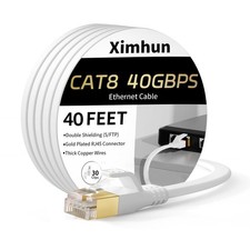 Ethernet Cable 40 FT, Cat 8 Ethernet Cable, High-Speed Internet Cable Network picture