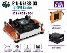 Cooler Master Low Profile CPU Fan for Socket 478 603 604 Copper Heatsink 1U picture