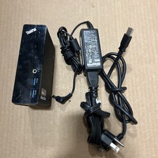 Lenovo Thinkpad USB 3.0 Docking Station DU9019D1 for X240 X250 X260 T460 w/Cable picture