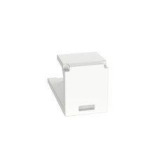 PACK of 30 Panduit CMBWH-X Mini-Com Blank Module, 1 Port, White picture