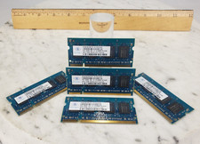 5x NT256T64UH4A1FN Nanya Laptop Memory 256MB PC2-5300S-555-12 MF0711503B Chip picture