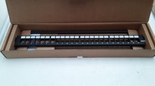 Leviton | 49255-H24 | Flat QuickPort 24-Port Patch Panel | Black picture