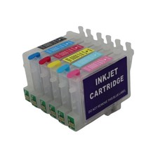 T048 Refillable Ink Cartridges Stylus Photo R200 R220 R300 R320 R340 RX500 RX600 picture