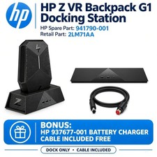 [3 PACK] NEW HP Z VR Backpack G1 Dock 941790-001 2LM71AA Docking Station picture