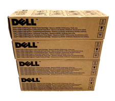 4 x Genuine Toner DELL 1320c 1320cn / DT615 PN124 KU051 WM138 HC Cartridge Set picture