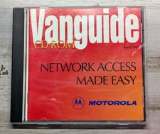 Motorola Vanguide CD-ROM Network Access Made Easy April 1997 Vintage Software picture