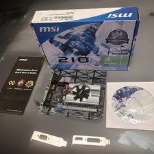 MSI NVIDIA GeForce 210 (1GB DDR3) Low Profile GPU - Never Used / Complete In Box picture