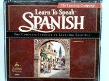 The Learning Company Learn To Speak Spanish Version 8.0 Software Language picture