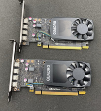 LOT OF 2 NVIDIA Quadro P1000 900-5G212-0150-000 4GB High Profile Graphics Card picture