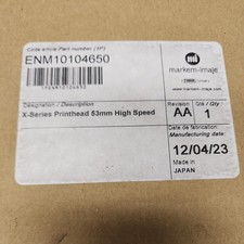 Markem Imaje ENM10104650 X-Series Printhead 53mm High Speed, New, US Shipper picture