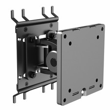 Black Articulating Ultrawide Monitor Pegboard Mount Fits Screens Up To 49 Inch picture