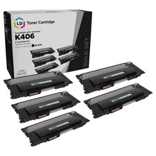 LD Fits Samsung CLT-K406S 5pk Blk CLP-365W CLX-3305FW Xpress C410W C460FW picture