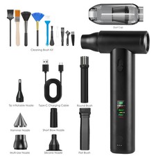 Cordless Dust Blower Brushless Motor 130000RPM Stepless Variable Speed Cleaner picture
