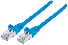 Intellinet Network Patch Cable, Cat6, 3m, Blue, Copper, S/FTP, LSOH / LSZH, PVC, picture